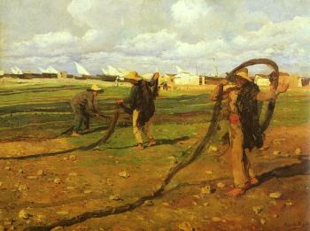 華金 索羅利亞 巴斯蒂達 Pescadores Recgiendo Las Redes 華金 索羅利亞 巴斯蒂達 Pescadores Recgiendo Las Redes